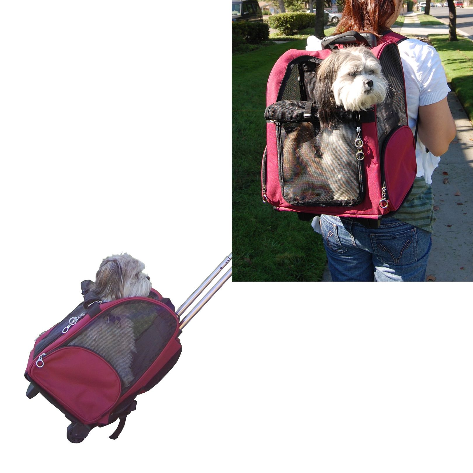 dog travel bag with wheels