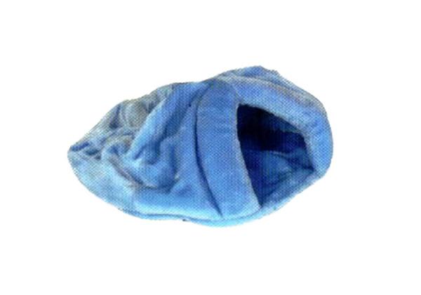 Hideaway dog/cat tent bed - blue