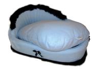 Blue Designer Dog Bed 