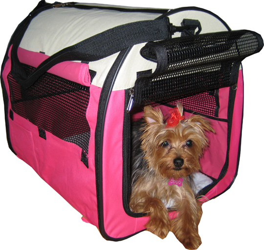 Hot Pink Designer Dog Tent/Crate