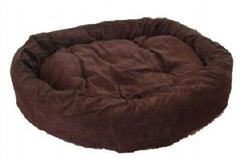 Large Coffee-brown dog bed