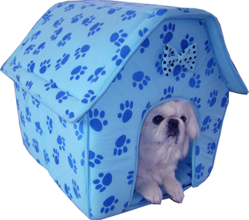 Blue collapsible doghouse (3017)