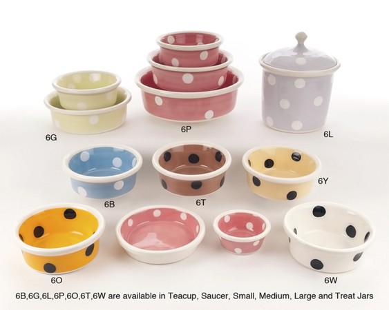 small ceramic pet bowls